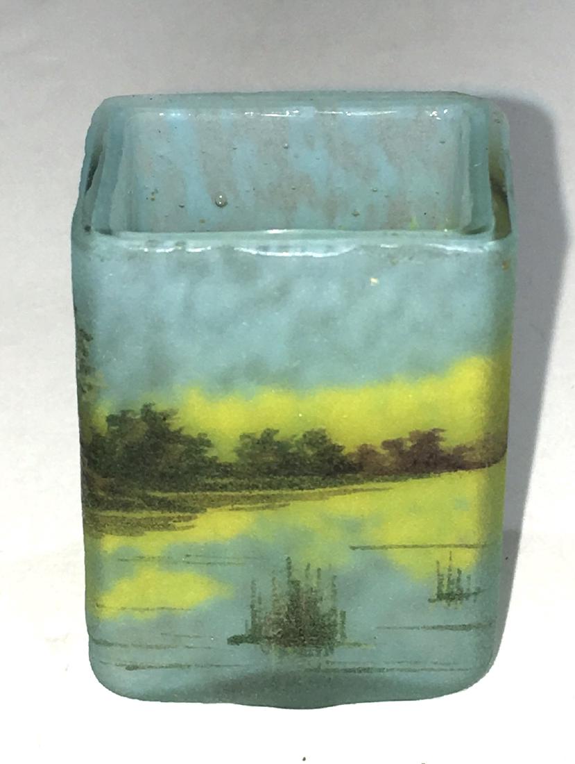 Daum Nancy cabinet glass vase, (1 of 5)