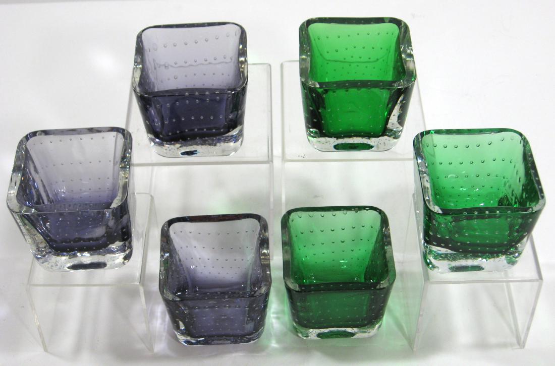 Group of six Erickson glass dishes. (1 of 4)