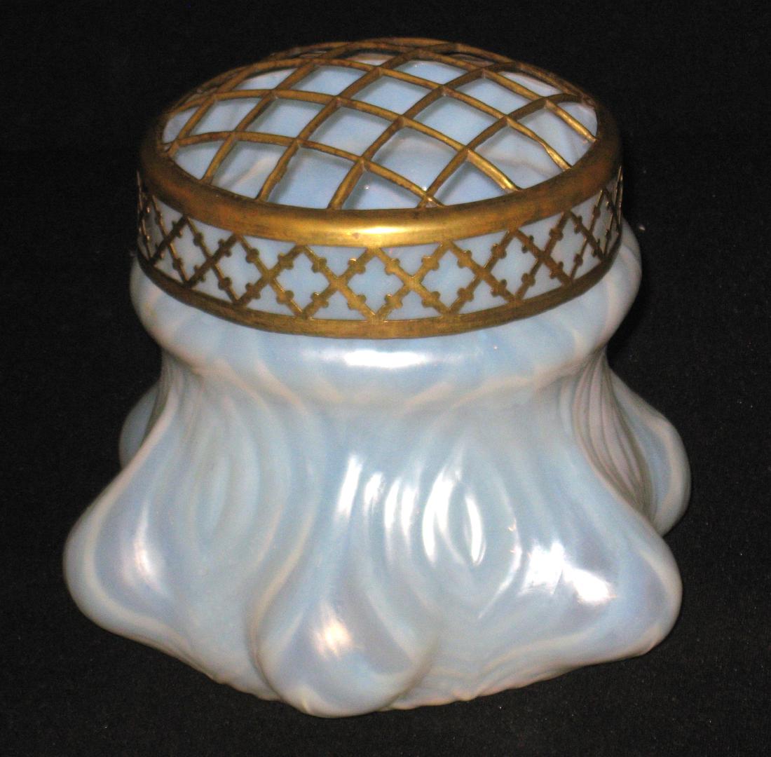 Wilhelm Kralik art glass flower vase, (1 of 3)