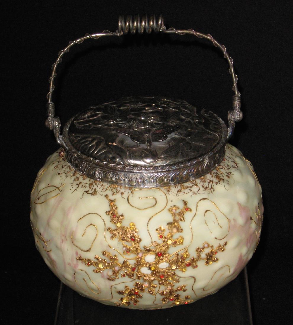 Large Mt. Washington biscuit jar, (1 of 7)