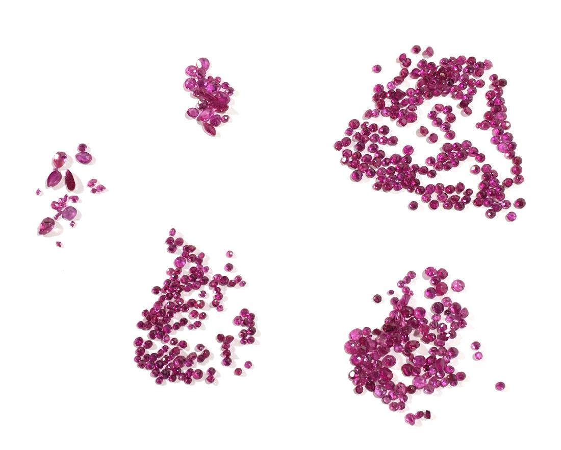 Group of loose Rubies (1 of 2)