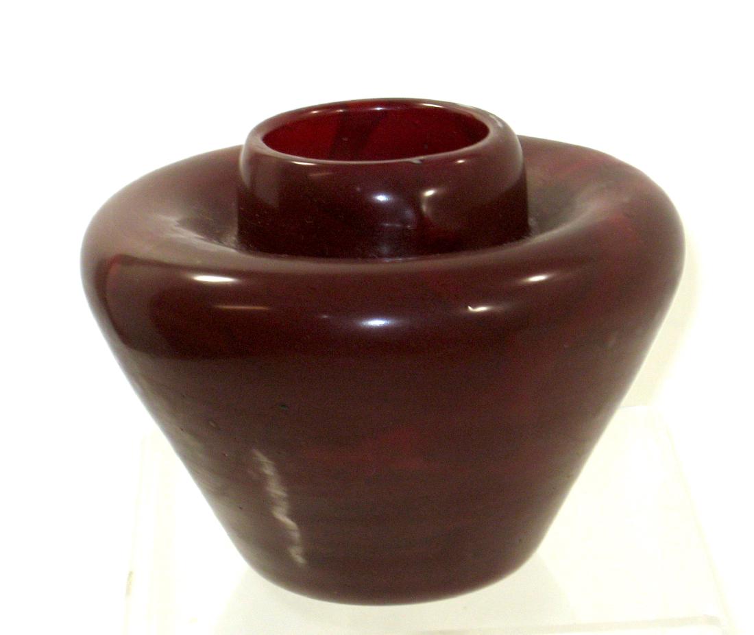 Contemporary Agate glass vase, (1 of 3)