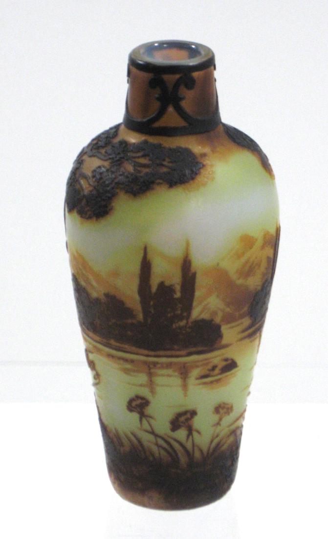 Devez French cameo glass vase, (1 of 4)
