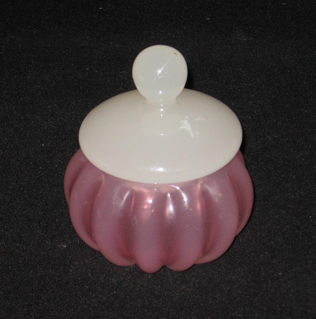 Rosaline glass powder box, (1 of 4)