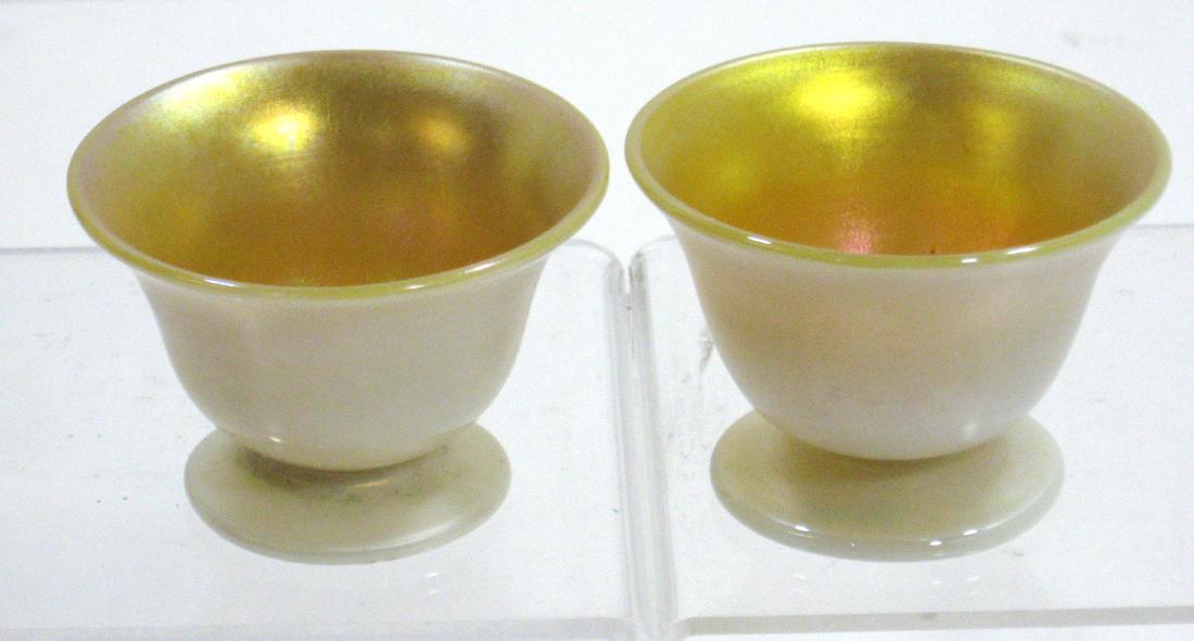 Two gold Aurene on Calcite salts (1 of 4)