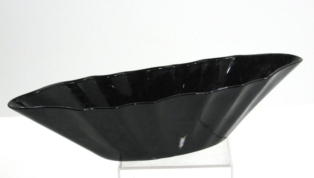 Steuben mirror black Art Deco bowl (1 of 4)