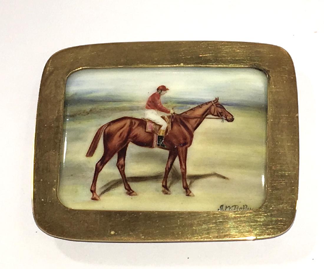 John William Bailey horse enamel (1 of 3)