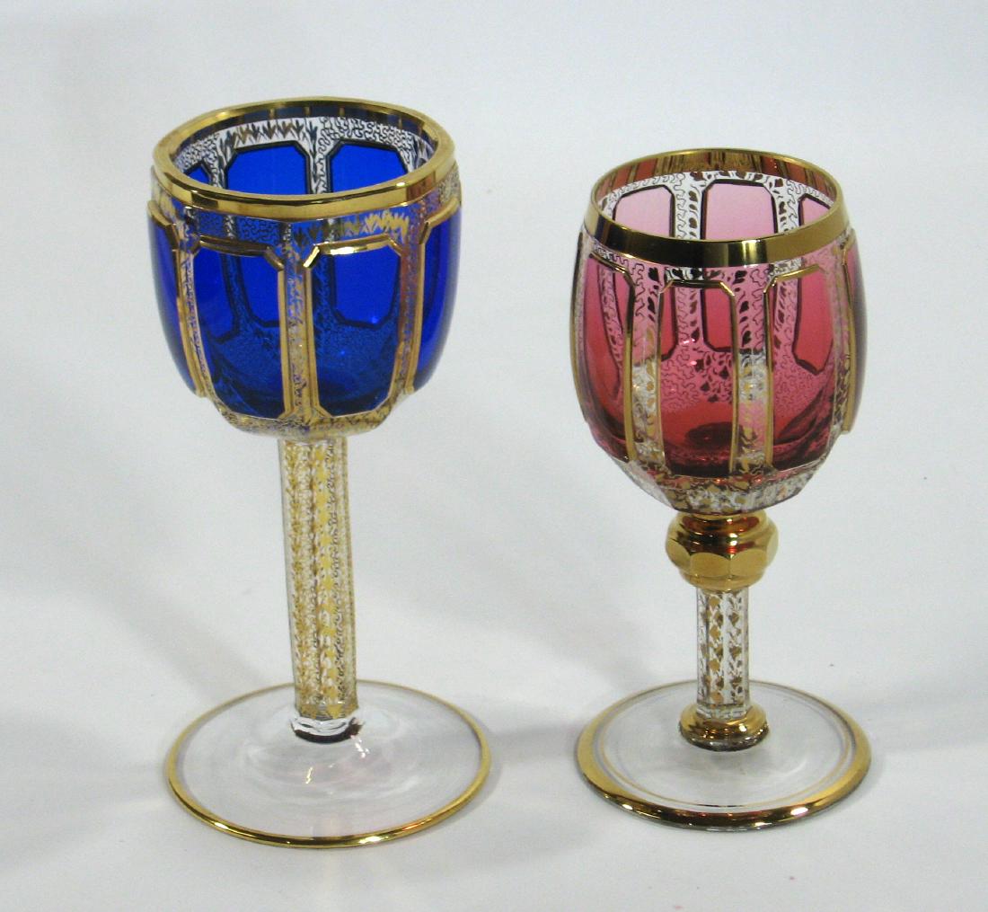 Two Moser glass goblets (1 of 6)