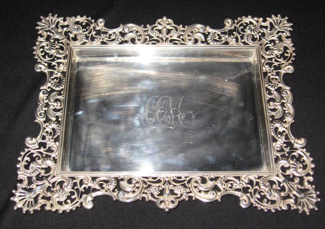 Large Sterling Silver tray, (1 of 6)