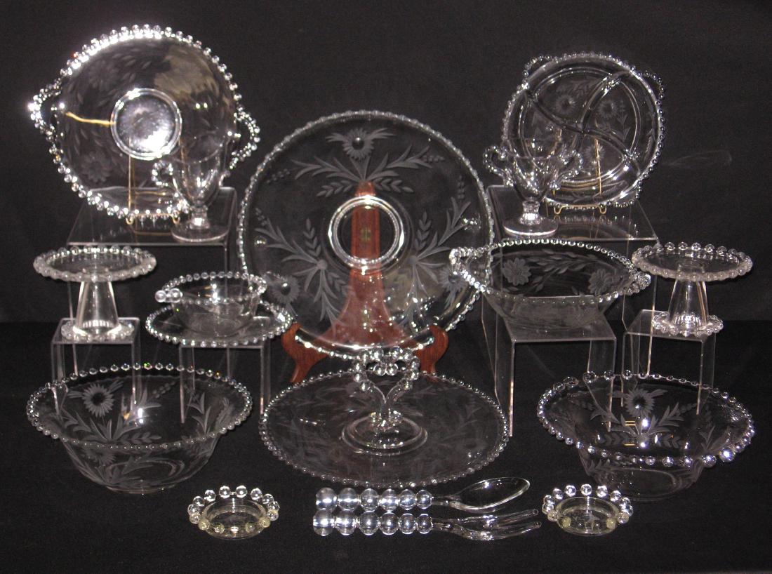 Group of Imperial candlewick (1 of 5)