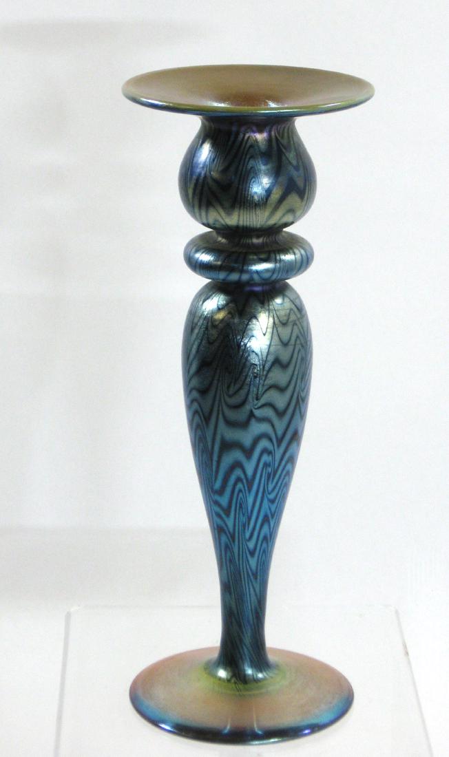 Durand King Tut glass candlestick, (1 of 5)