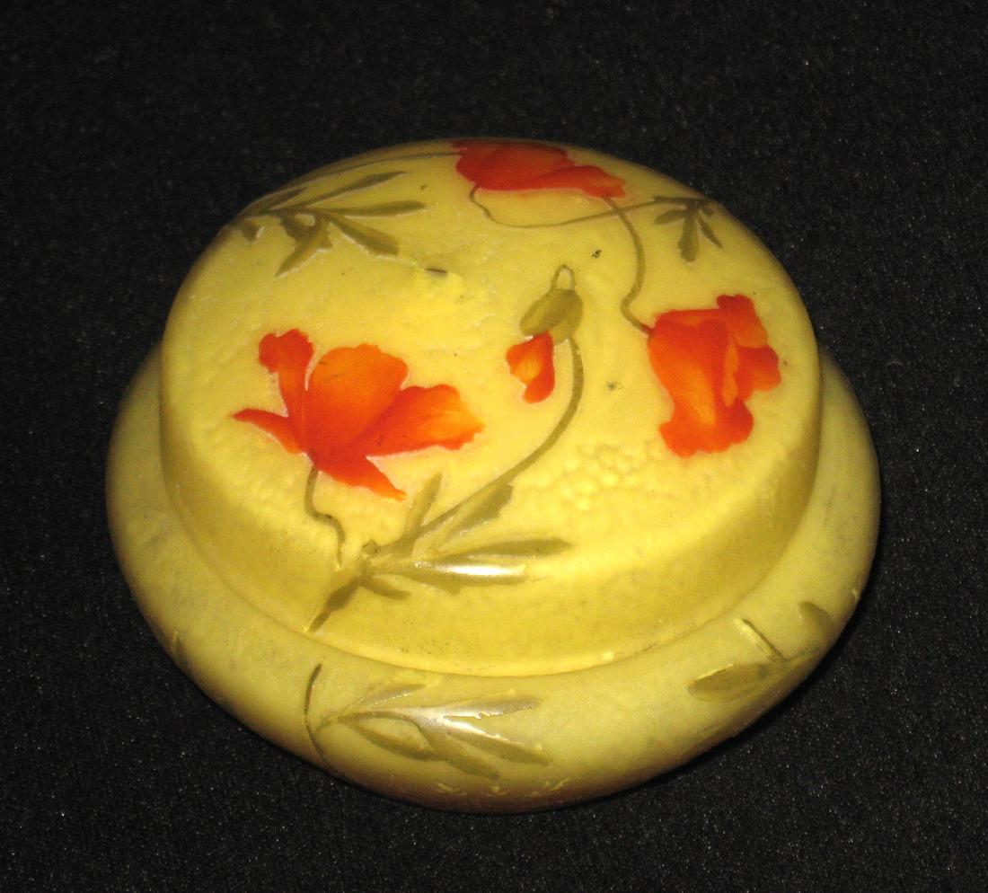 Daum Nancy cameo covered box, (1 of 7)