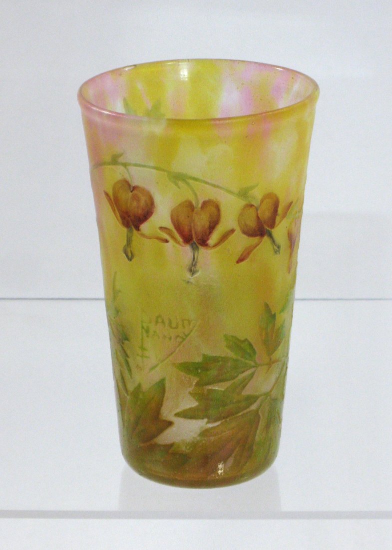 Daum Nancy French cameo glass vase, (1 of 5)