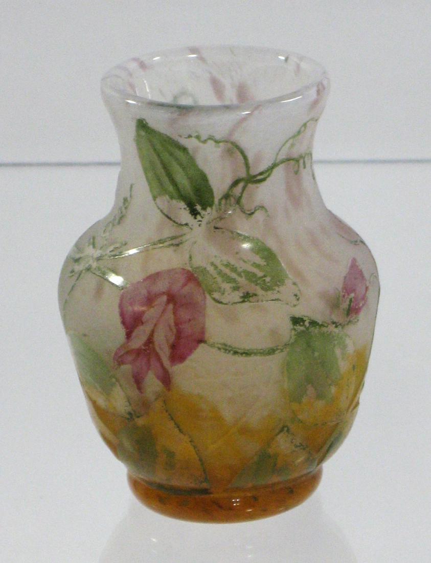 Daum Nancy French cameo vase, (1 of 4)