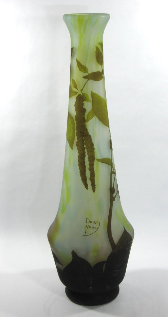 Monumental Daum Nancy cameo vase, (1 of 5)