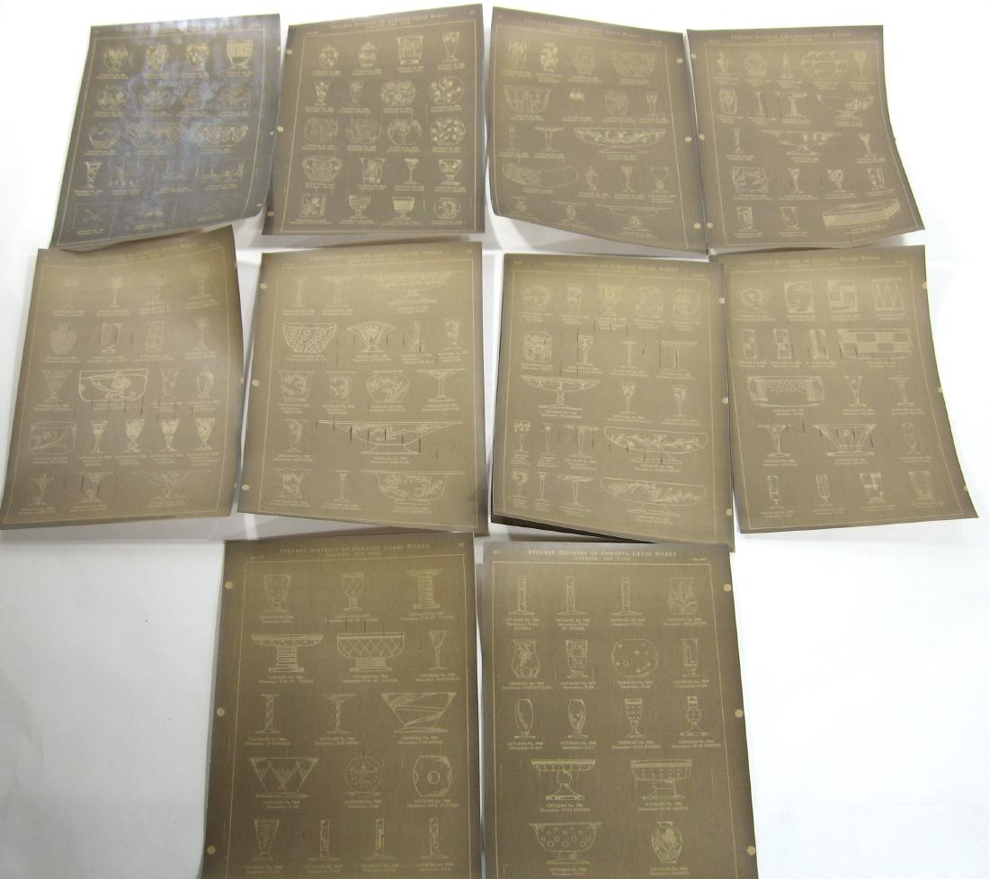 19 original catalog sheets, (1 of 5)