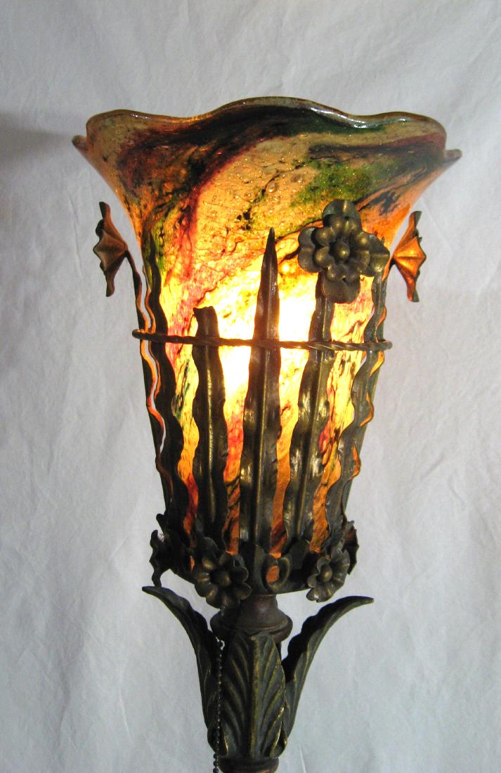 Rare Steuben Moss Agate touchier, (1 of 8)