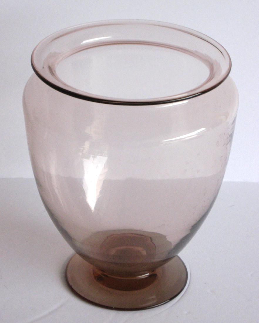 Steuben glass shouldered vase, (1 of 3)