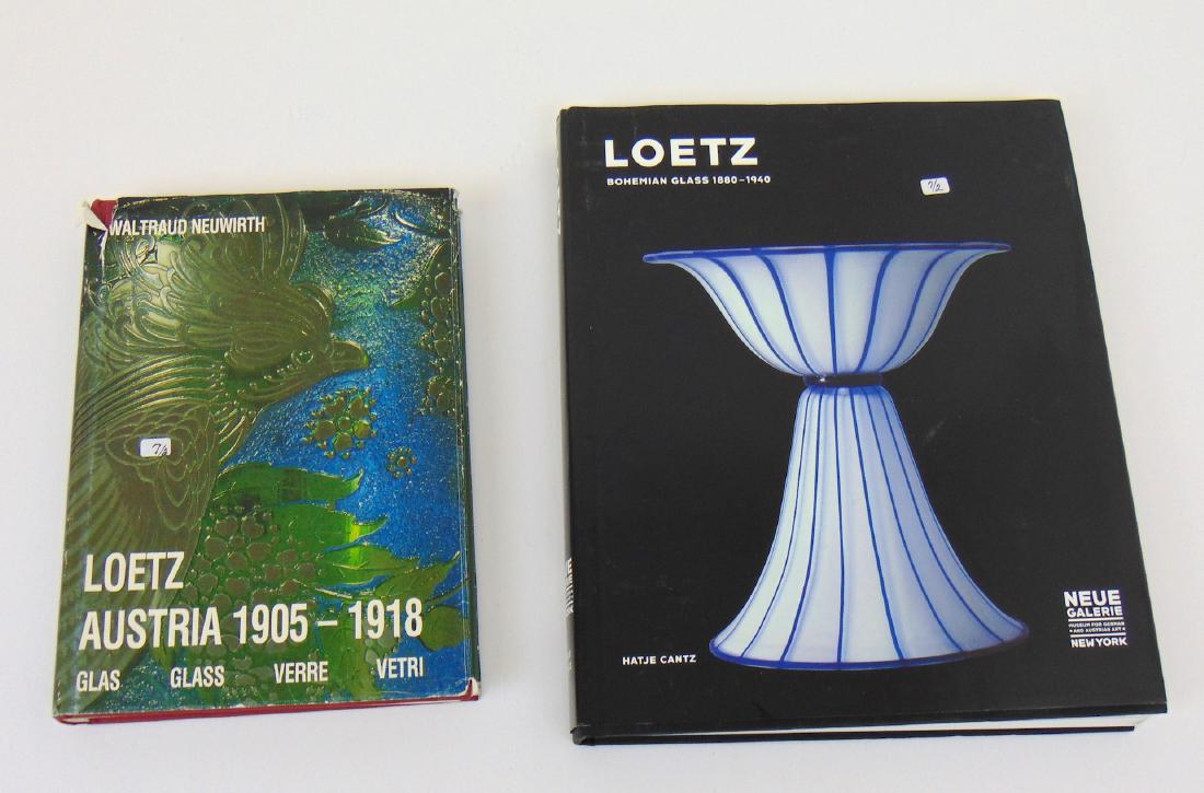2 books on Loetz: Including "Loetz Austria 1905 - 1918", by Neuwirth, 400 pages, Hardback; and "Loetz Bohemian Glass 1880 - 1940", Neue Glarie New York, by Cantz, Hardback, 350 pages