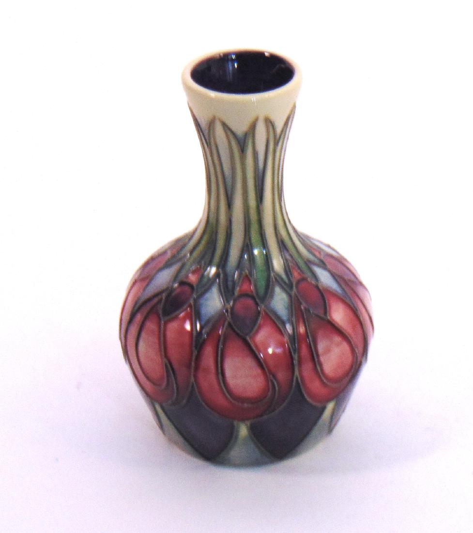 Diminutive Moorcroft pottery vase (1 of 3)