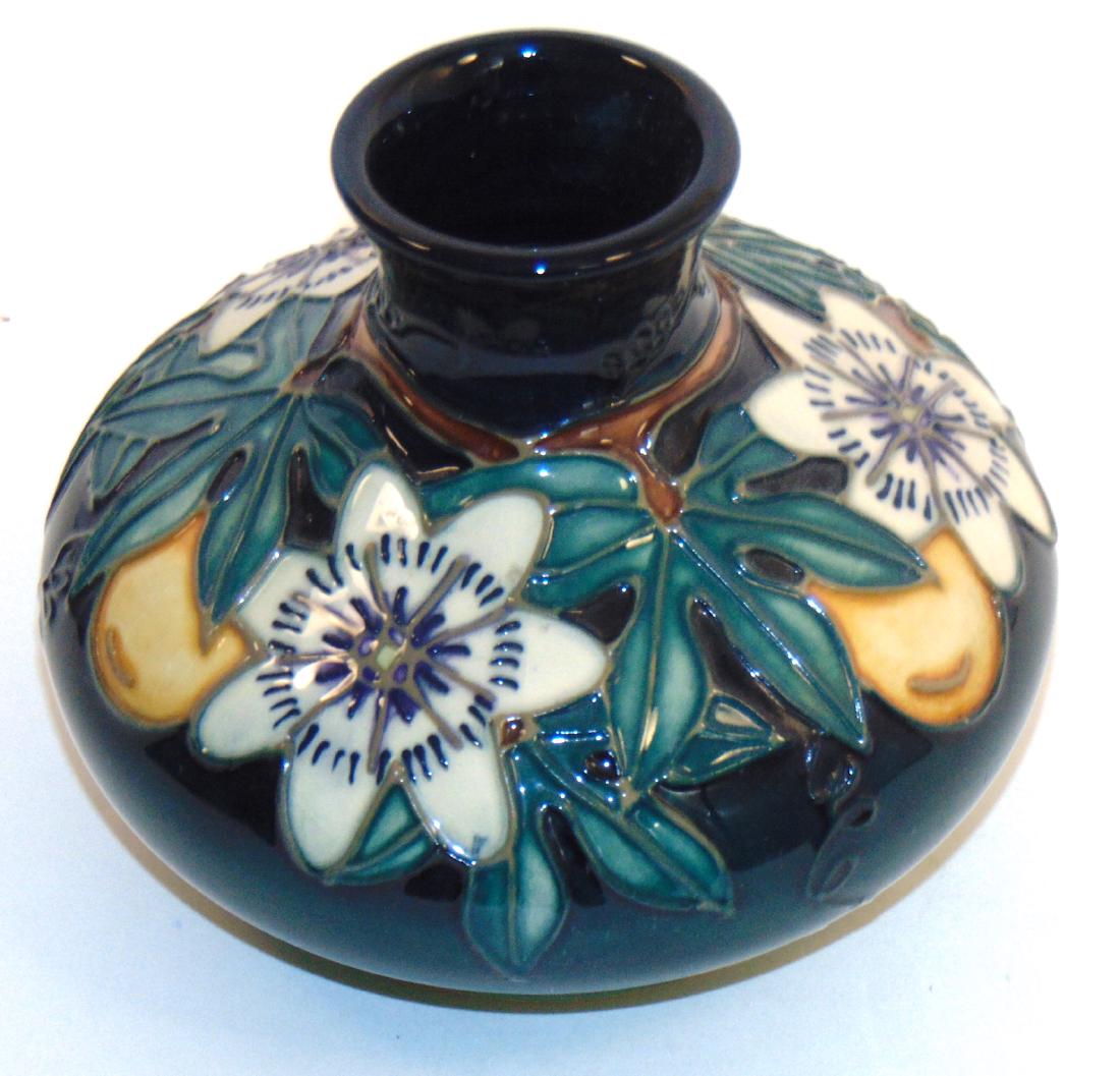 Moorcroft Passion flower vase, (1 of 3)