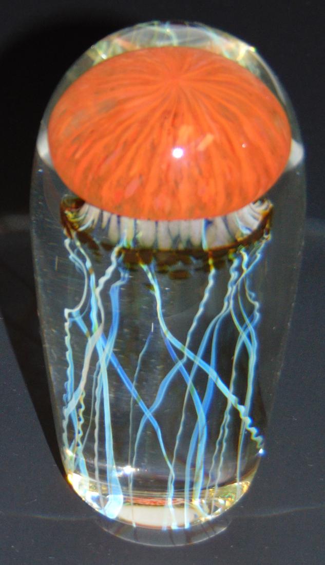 Rick Satava Jellyfish paperweight, (1 of 5)