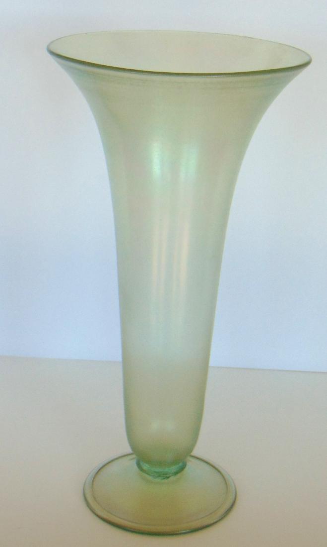Large Steuben Aqua Marine vase (1 of 4)