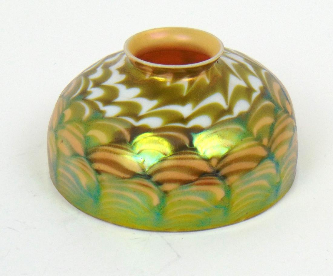 Rare Period glass lamp shade (1 of 3)