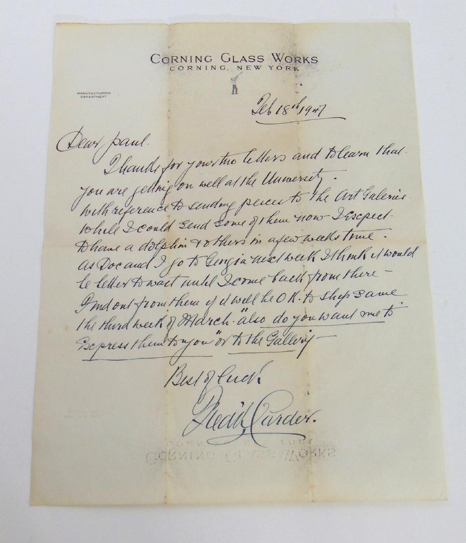 Original Carder letter to Paul Gardner (1 of 2)