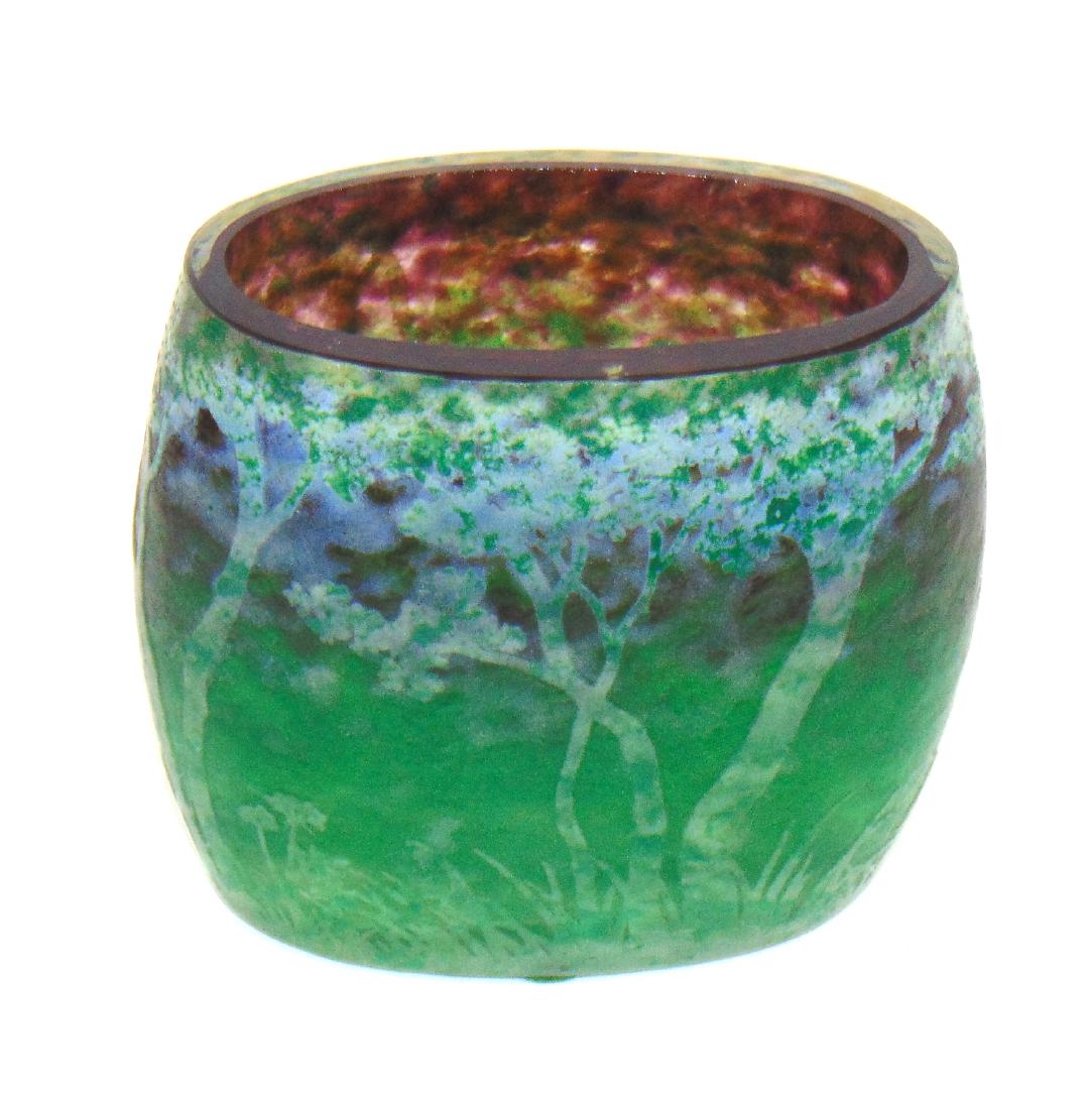 Daum Nancy impressionistic pillow vase (1 of 5)