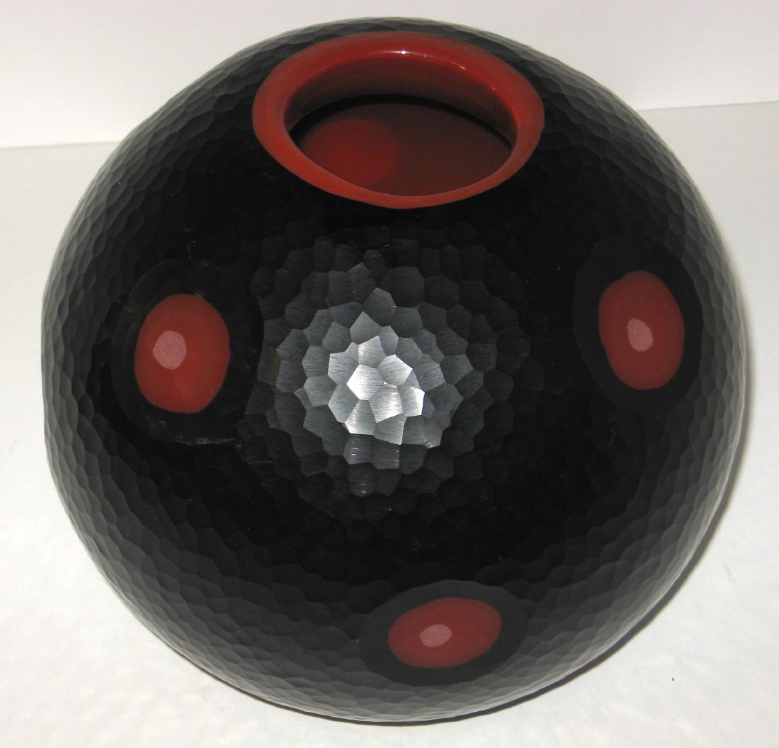 Murano Battuto glass vase, (1 of 4)