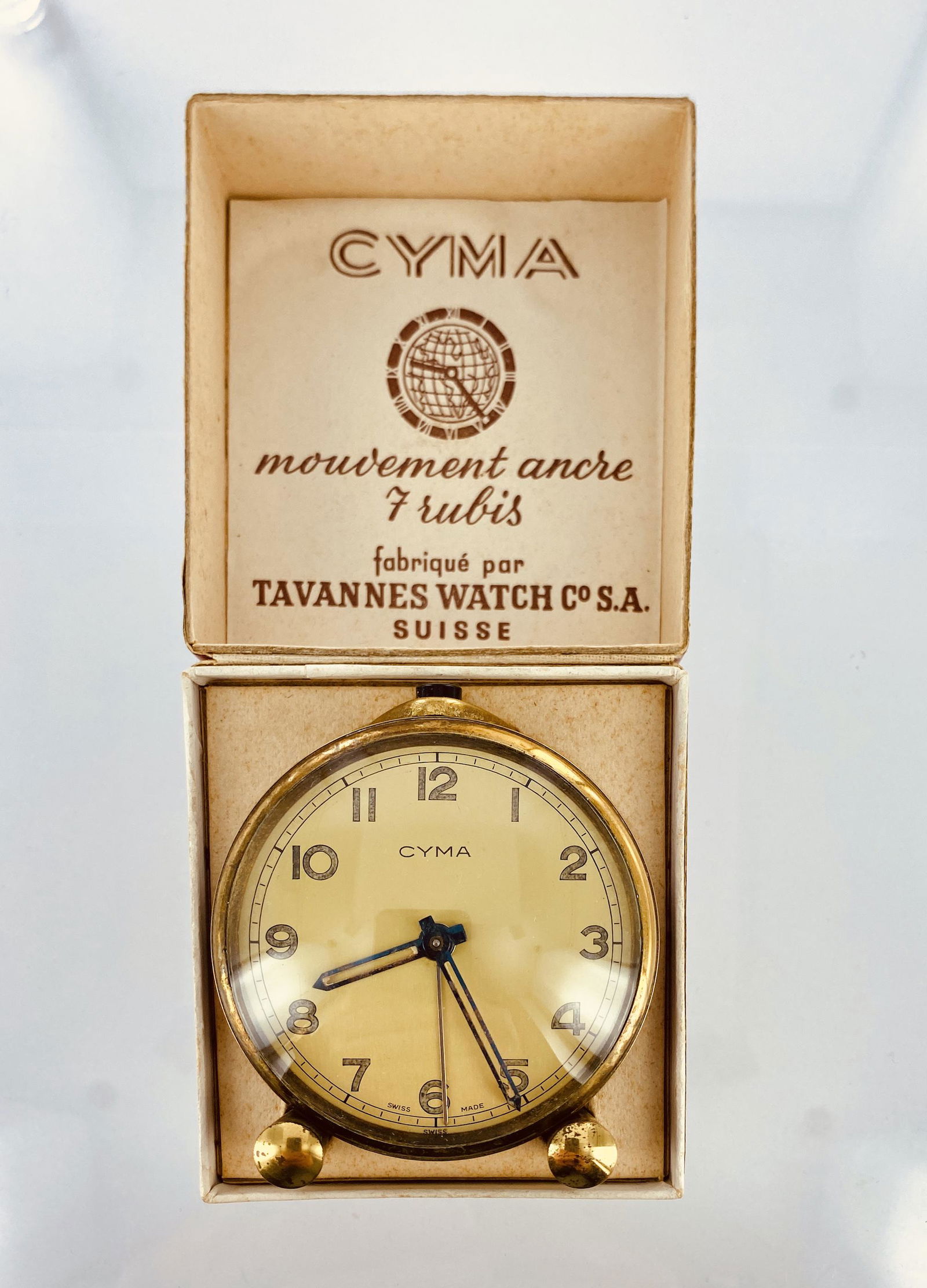 Mid Century Cyma travel alarm clock Feb 21, 2020 Jaremos in TX