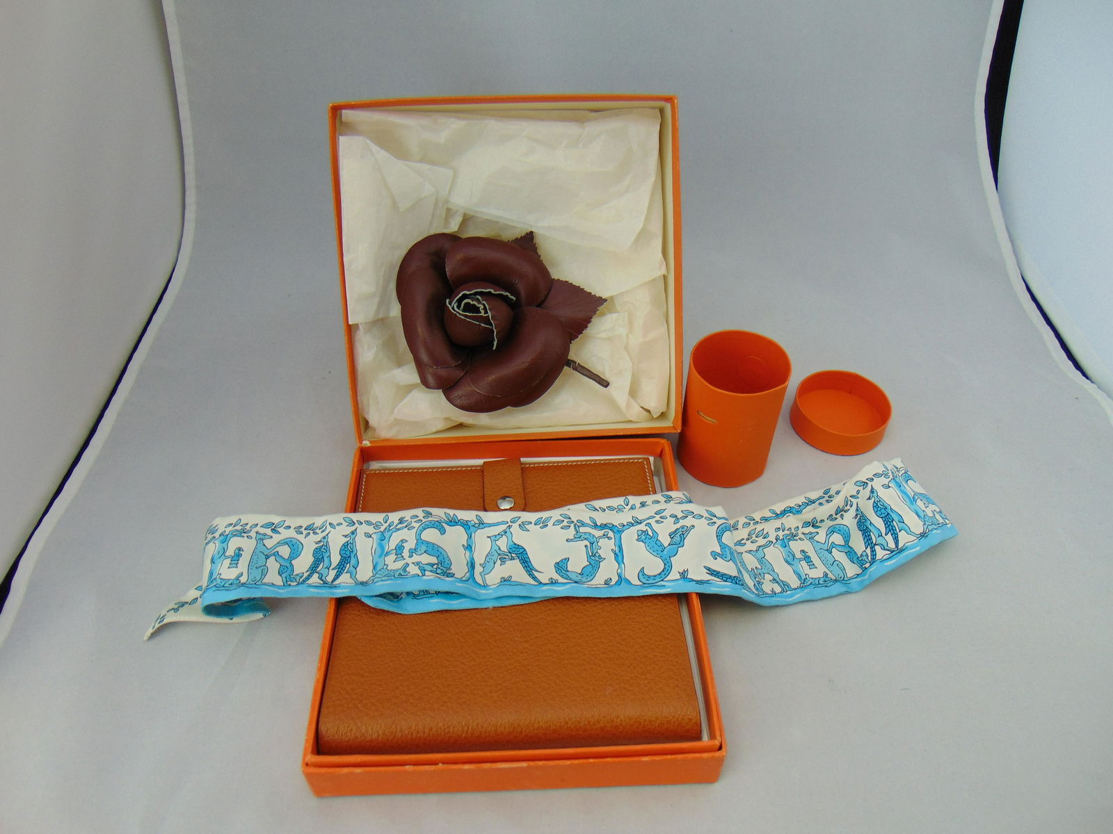 Three boxed Hermes items (1 of 6)