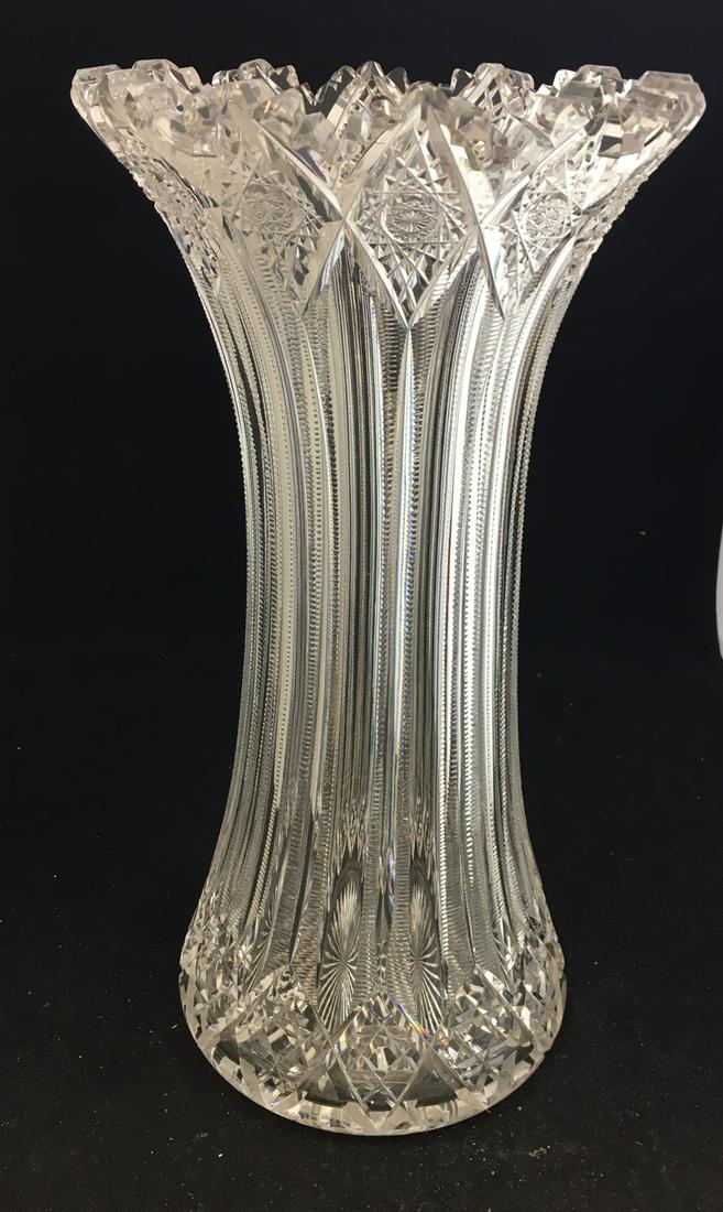 Monumental Hawkes glass vase (1 of 4)
