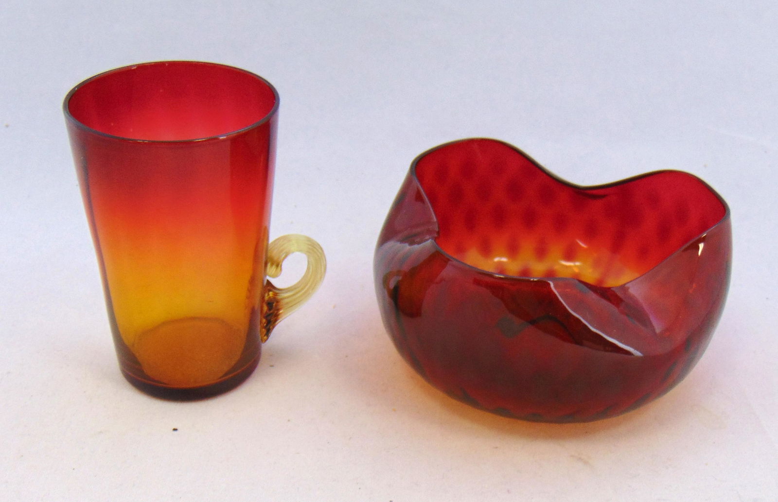 Two piece grouping of Amberina (1 of 4)