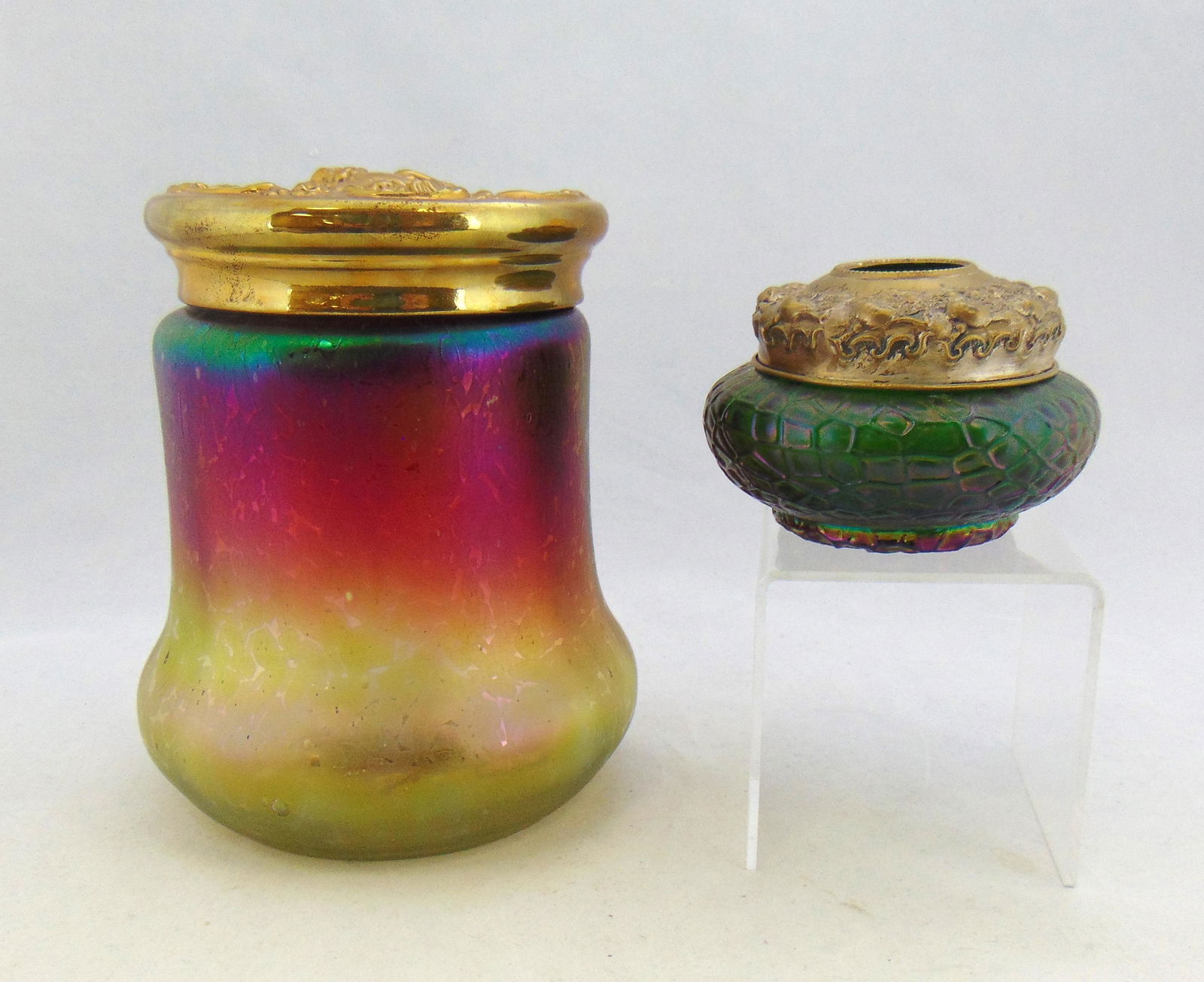 Two Bohemian dresser jars (1 of 5)