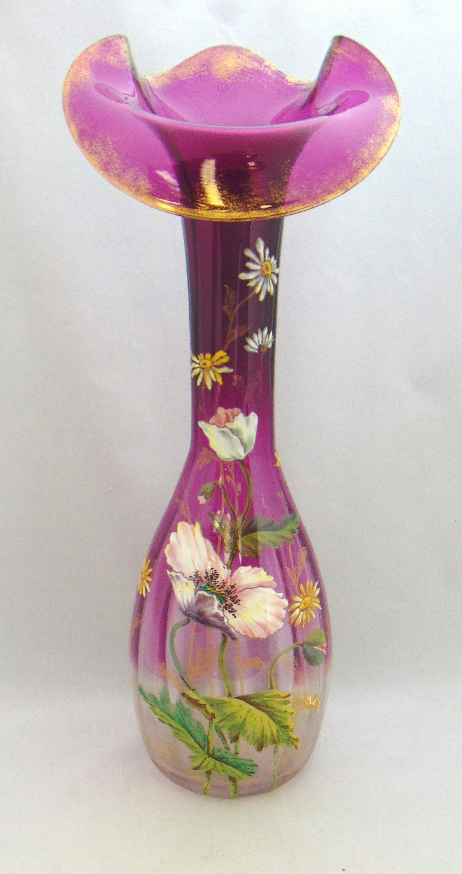 Massive Mont Joye glass vase (1 of 7)