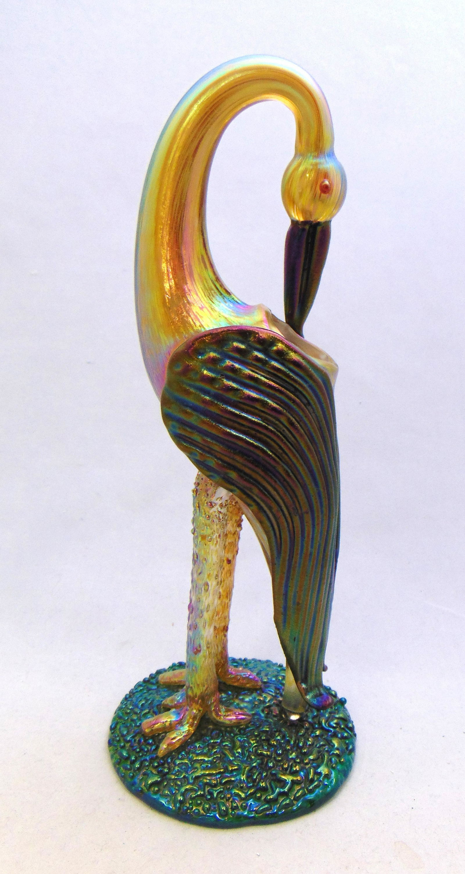 Loetz stork art glass figure (1 of 5)
