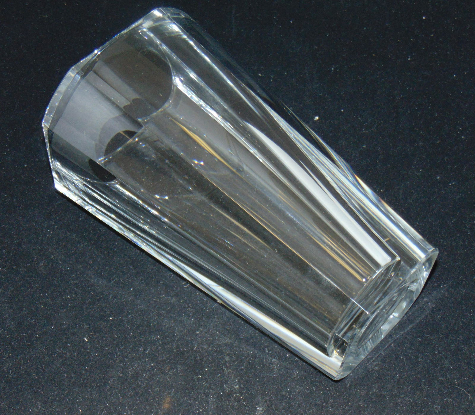 Large Moser mid century glass vase (1 of 5)