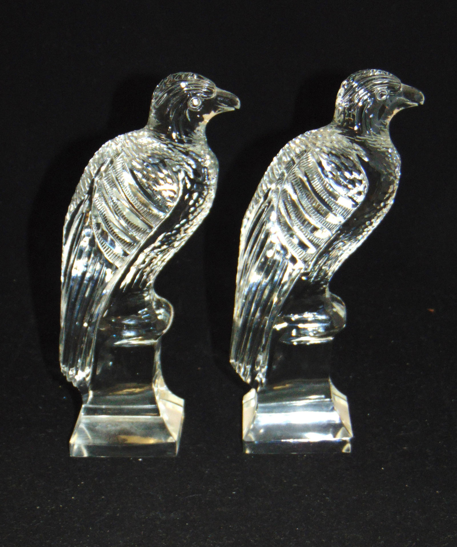 Pair of Steuben clear figural birds (1 of 7)