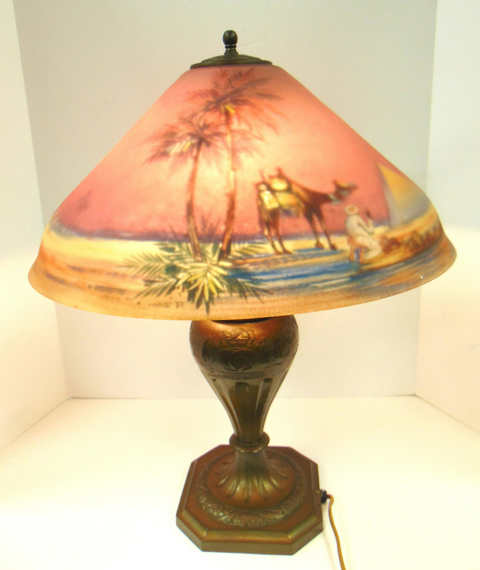Pairpoint reverse painted lamp (1 of 10)