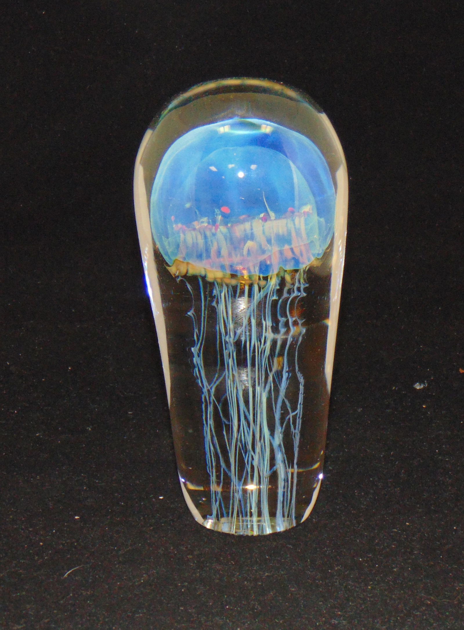 Rick Satava jellyfish paperweight vase (1 of 7)