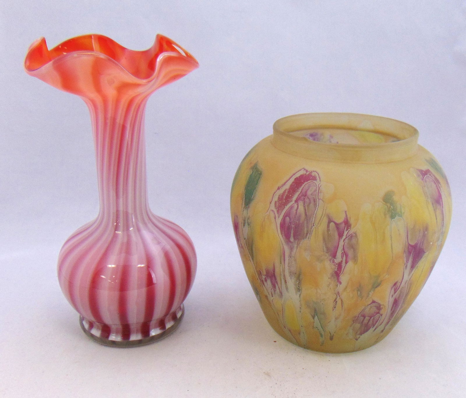 Two modern art glass vases (1 of 4)