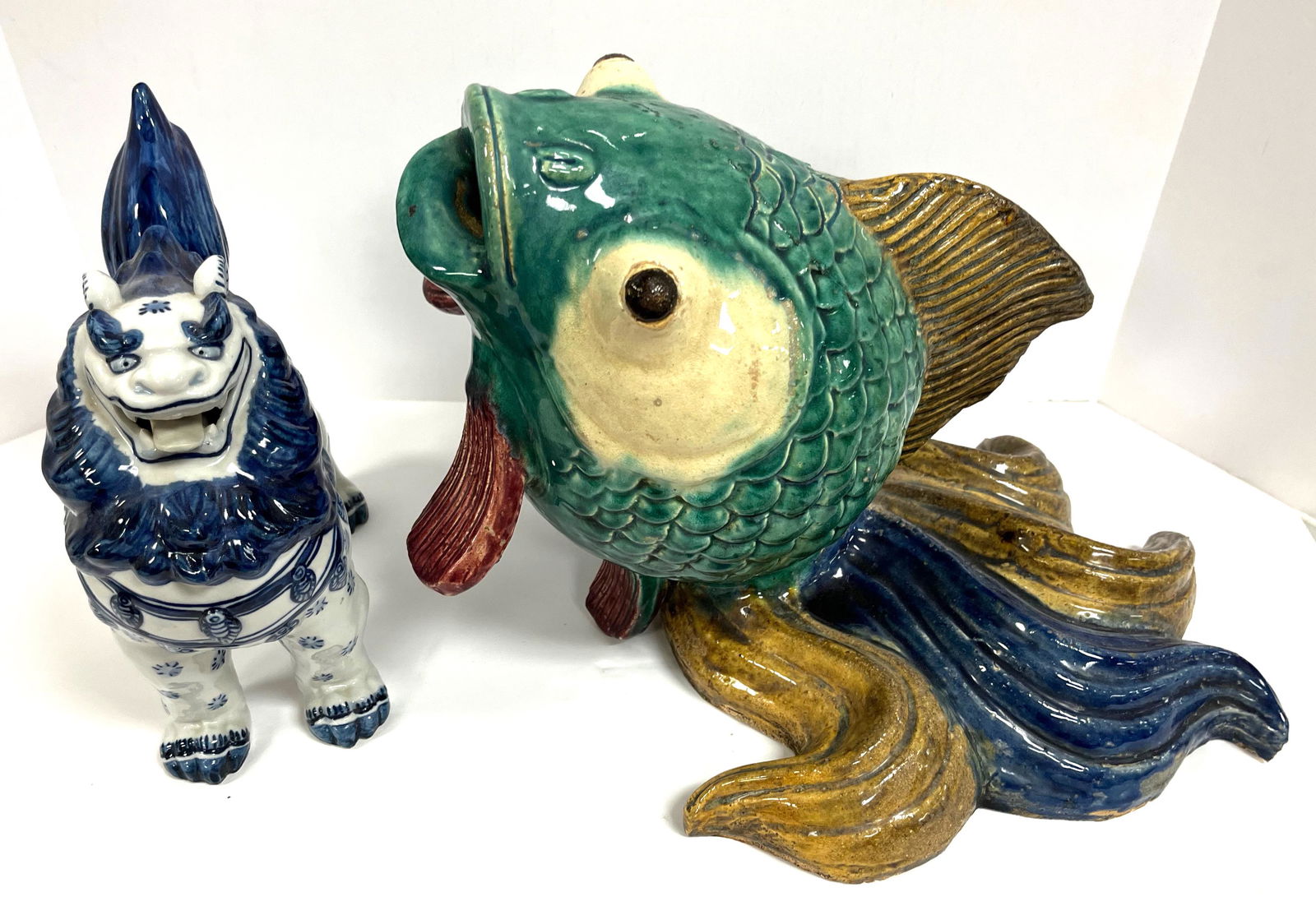 Two figural pottery items (1 of 4)