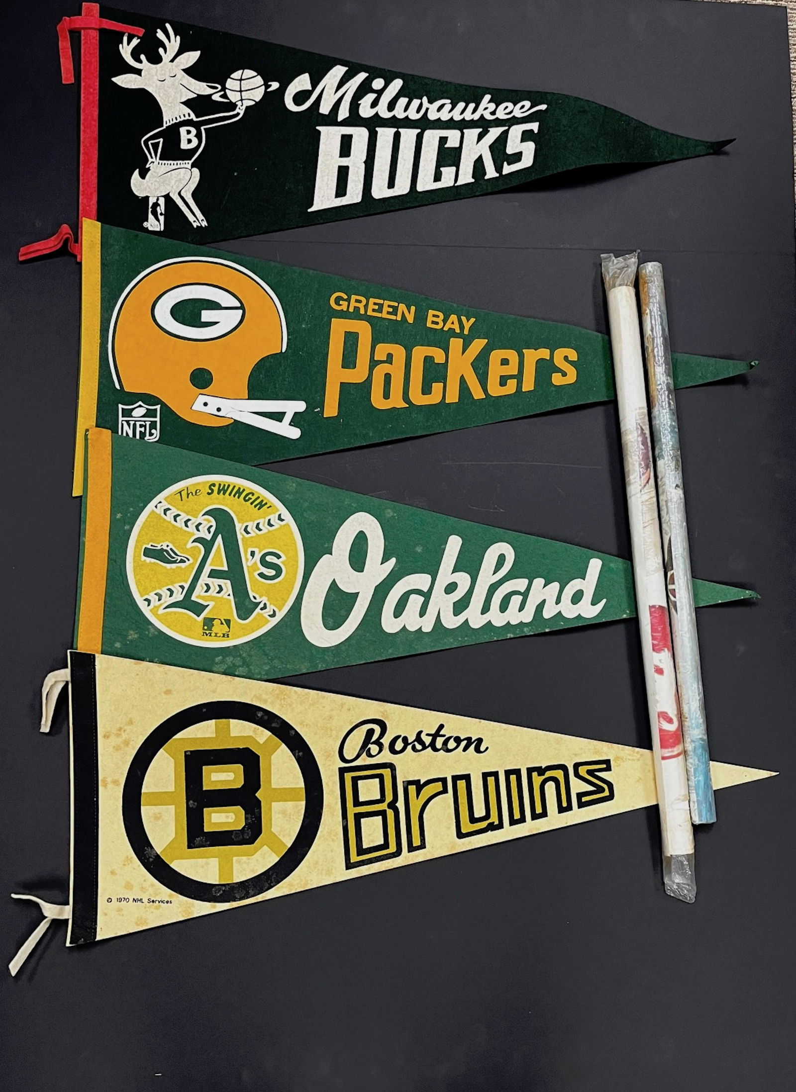 Group of pennants and posters (1 of 5)