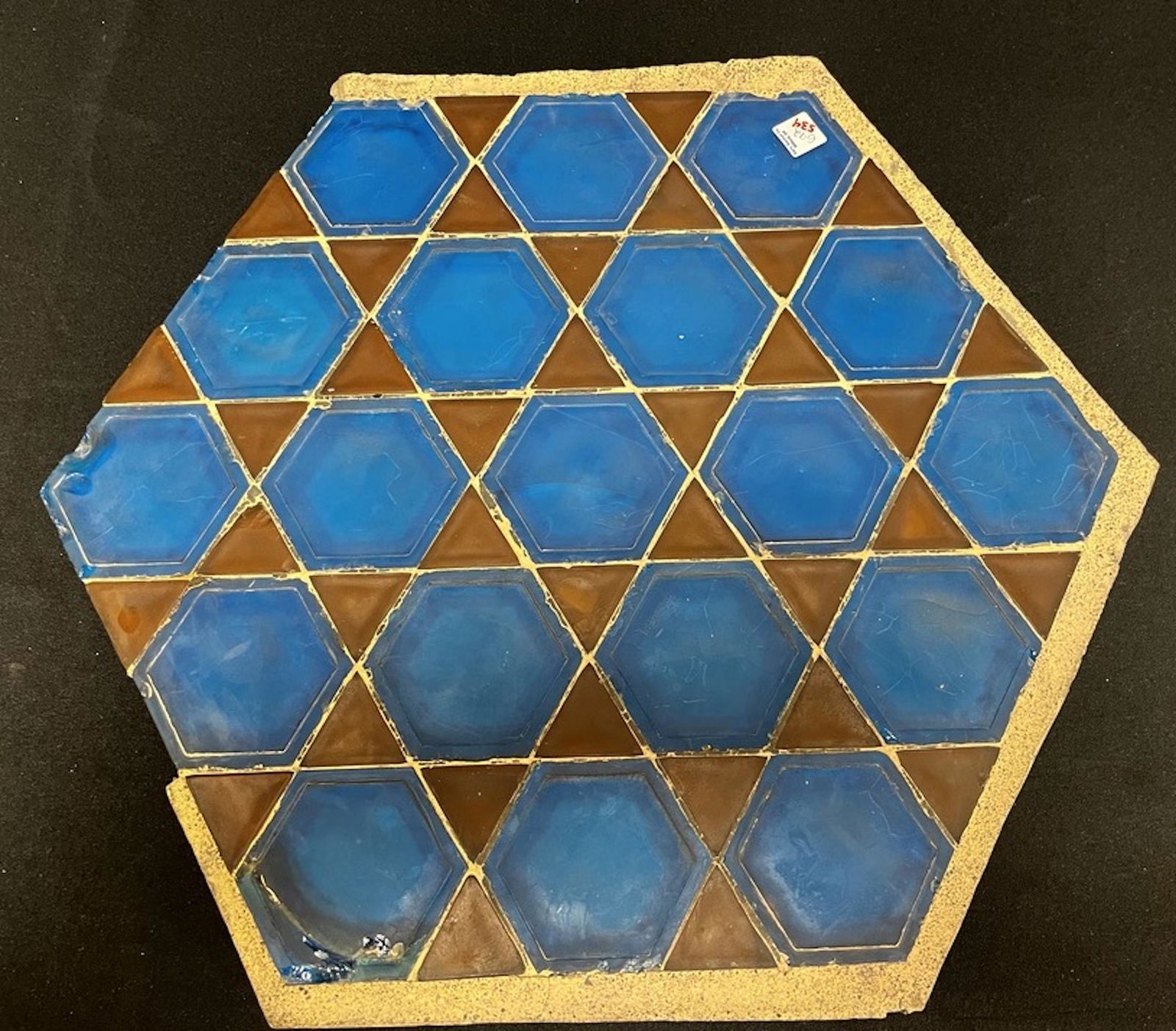 Steuben hexagon architectural tile (1 of 1)