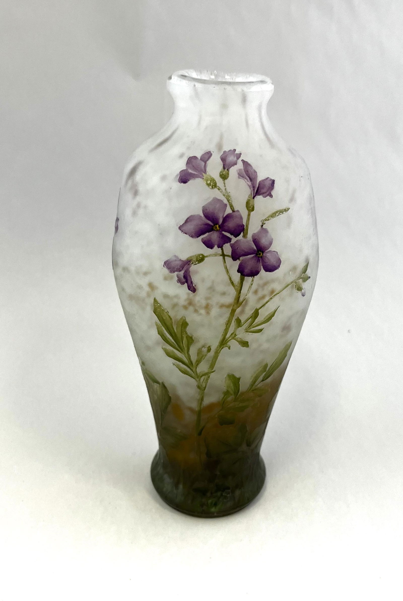 Daum Nancy French cameo glass vase (1 of 7)