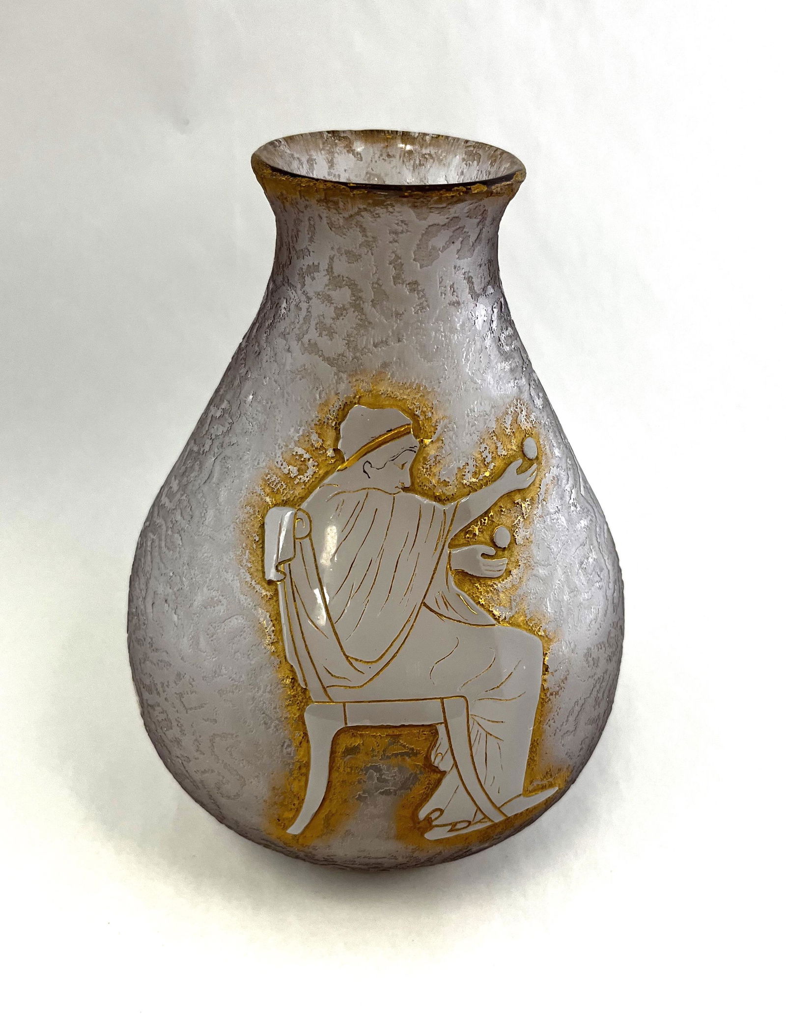 Daum Nancy French cameo glass vase (1 of 5)