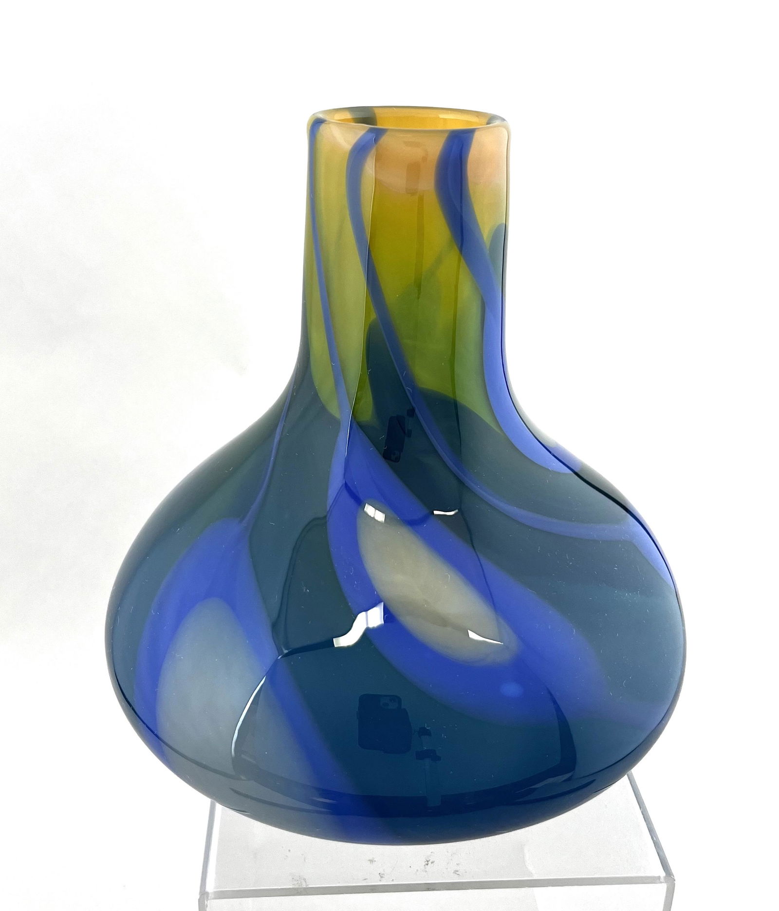 Richard Jolley art glass vase (1 of 4)
