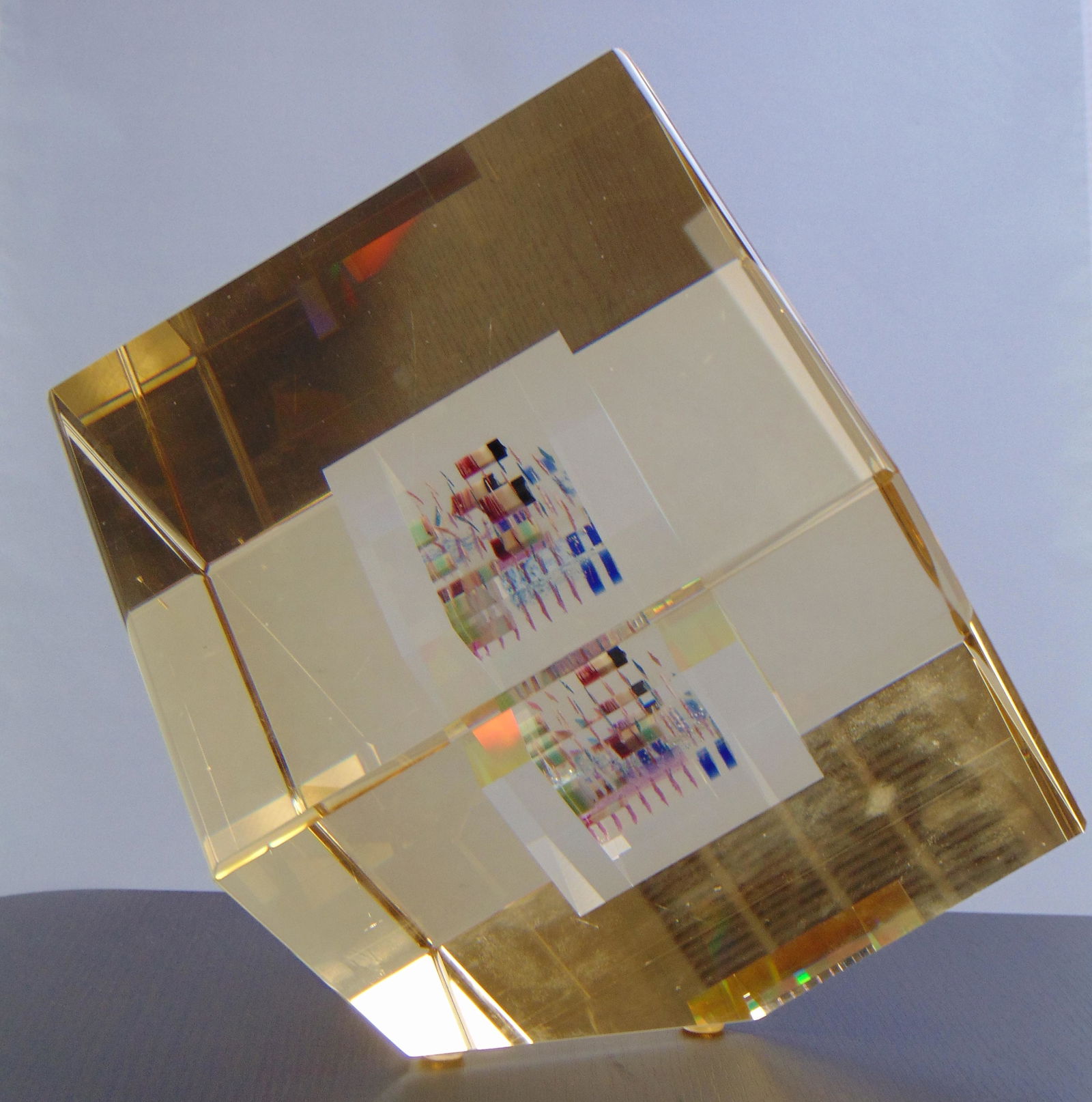 Jon Kuhn art glass cube (1 of 10)